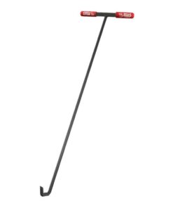 Bully Tools 99201 36" Manhole Cover Hook. Steel Tstyle Handle