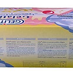 Gelita Gelatin Sheets – Silver Strength Leaf Sheets – For Cooking, Baking, Food – Case of 25 Boxes, Average 300-400 Sheet Count Per Box 8 41gLBetC67L