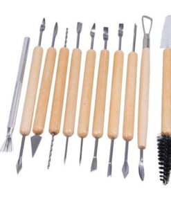 Pottery Tool Kit -11-Piece 21-Tool Beginner's Clay Sculpting Set, Clay, Wood Carving, Ceramic Art Project Accessories for School, Classrooms, Kids/Adults,Great Birthday Gift Holiday Craft Activity 36 41gLjv71iLL