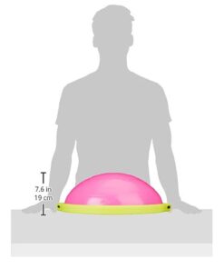 BOSU Sport Balance Trainer, Travel Size Allows for Easy Transportation and Storage, 50cm, Blue/Black 23 41gOJsUpML