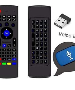 Favormates Air Remote Mouse MX3 Pro,2.4G Backlit Kodi Remote Control,Mini Wireless Keyboard & Infrared Remote Control Learning, Best for Android Smart Tv Box HTPC IPTV PC Pad Xbox Raspberry pi 3 31 41gQFsA0KOL