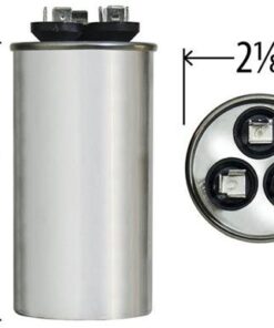 Genteq C3355R Capacitor Dual Run Round 35/5 UF MFD 370V VAC 97F9834 (Replace Old GE# Z97F9834) 35 and 5 MFD at 370V 23 41gRVl8z0DL