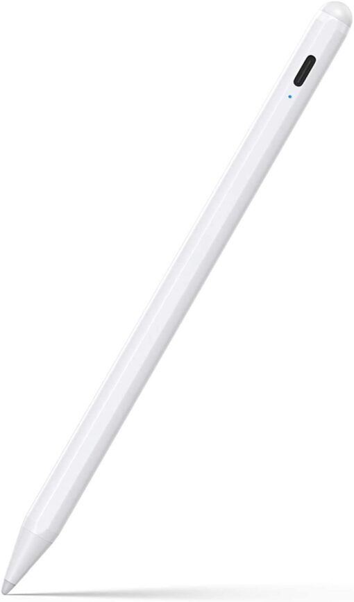 Stylus Pen for iPad 9th&10th Generation-2X Fast Charge Active Pencil Compatible with 2018-2023 Apple iPad Pro11&12.9 inch, iPad Air 3/4/5,iPad 6-10,iPad Mini 5/6 Gen-White White