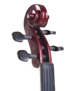 Cecilio Silent Electric Solid Wood Violin with Ebony Fittings, Electric Violin Kit (Full Body - Mahogany) Full Body - Mahogany full-size 10 41gYhXGZD0L