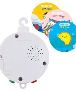 Baby Musical Mobile, AGPtek Battery-Operated Baby Bedding Rotary Music Box Plays Twelve Tunes 16 41geIMshFoL