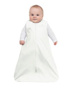 Alternative view of HALO Sleepsack Micro-Fleece Wearable Blanket, TOG 1.0, Cream, Large Large (Pack of 1)