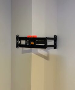 Perlegear Corner TV Wall Mount for Most 26-60 inch TVs up to 99 lbs, Full Motion Corner TV Mount with Dual Articulating Arms, Corner TV Bracket with Swivel Tilt Extension, Max VESA 400x400mm, PGCMF4 46 41ggI3zyD7L