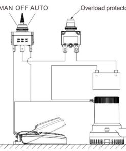 SEAFLO SFBS-30-01 Heavy Duty Float Switch (12V, 24V, 32V, and up to 30 Amp) 15 41gs0y8pPxL