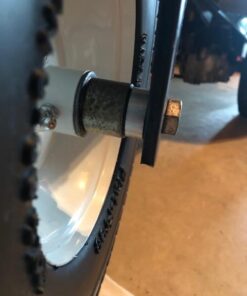 Marathon 30326 13x5.00-6in Flat Free Lawnmower Tire on Wheel 3" Hub, 3/4" Bushings, Black 30 41gzxwWjv L