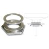 Tel-Tru Thermometer Installation Kit for Replacement Barbecue thermometers steel 40 41h HIrfGFL