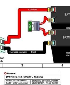 Razor Dirt Quad Battery Replacement - Includes Wiring Harness (8 ah capacity - 24 volt system) by Vici Battery - TM 9 41h7CG0ZZQL