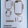 Embroidex 4 Hoops for Brother Innov-ís 2500D 1500D 2800D 4000D 4500D 4750D Luminaire Innov-is XP16000D 6700D,XV8500D NQ1400E NQ1700E NQ3700DDream Machine Innov-ís XP1 XP2 XV8550D 15 41hCqF KzUL