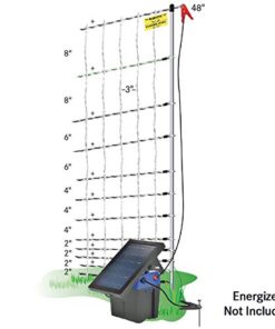 Premier 48" PoultryNet® Electric Fence 12/48/3, 164', Double Spike, White 15 41hXWH5HRKL