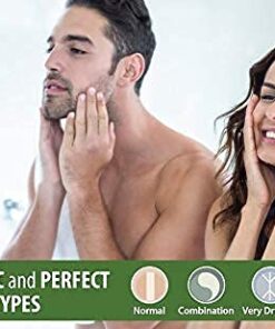 LuxeOrganix Purifying Organic Face Wash for Oily Skin with Bamboo Charcoal, Vitamin C, Aloe Vera, and Silicone Scrubby (5 oz) 20 41hZ8xuavQL