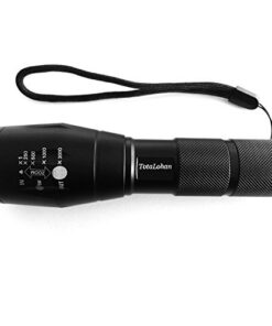 Military Grade Tactical LED 3000 Lumens 5 Light Mode Flashlight Torch,2-Pack 2-Pack 9 41hoVA3HBL