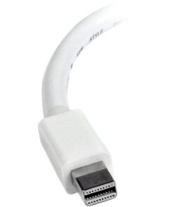 StarTech.com Mini DisplayPort to HDMI Adapter - mDP to HDMI Video Converter - 1080p - Mini DP or Thunderbolt 1/2 Mac/PC to HDMI Monitor/Display/TV - Passive mDP 1.2 to HDMI Dongle - White (MDP2HDW) 5 41htupBkWyS