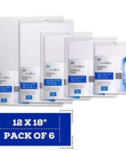 Grafix Impress Stencil Films, 12 by 18-Inch, 6-Pack 12" x 18" 8 41huadrMf L