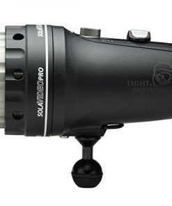 Light & Motion SOLA Video Pro 9600 FC Underwater Light, Black/Titanium w/Coil Lanyard 7 41hxhs vVxL