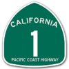 Green Pacific Coast Highway Sticker (Travel Decals, California 1 Road Sign Vinyl Decal Highway for Cars, Trucks, Laptops (3 inch) 17 41hy94URA7L