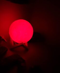 Ehobroc Moon Lamp 5.9 inch Moon Light Ball 3D Moon Lamp 3 Colors Moon Night Light, Touch&Remote Control LED Glowing Moon Globe Light, Christmas Gift for Kids Lover Children Parents Birthday Gifts 48 41i36xvLblL