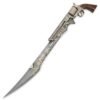 K EXCLUSIVE STEAMPUNK GUN BLADE SWORD from Nylon Shoulder Sheath, A Must for your Costume or Collection, Finely Crafted Antique Finish, Laser-Etched and Engraved Accents, Spinning Barrel-26 Overall 9 41iP2yrFSOL
