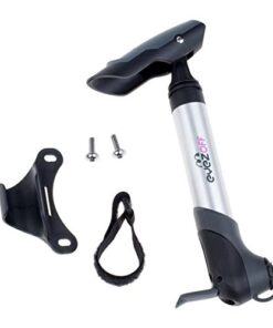 Alternative view of EyezOff GP96 Alloy Mini Bike Pump (Black/Aluminium) w/ mounting bracket