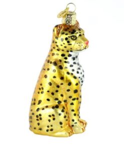 Old World Christmas Ornaments: Wildlife Animals Glass Blown Ornaments for Christmas Tree, Leopard 15 41iRWYc0s5L