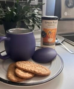 The Republic of Tea Ginger Peach Black Tea, Caffeinated, 50 Count 24 41iUgyPDaML