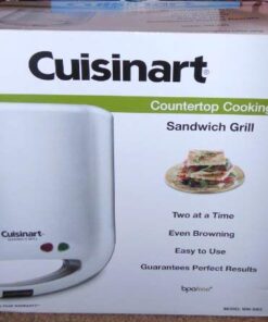 Cuisinart WM-SW2N Dual-Sandwich Nonstick Electric Grill Silver 26 41iZc 2 1VL