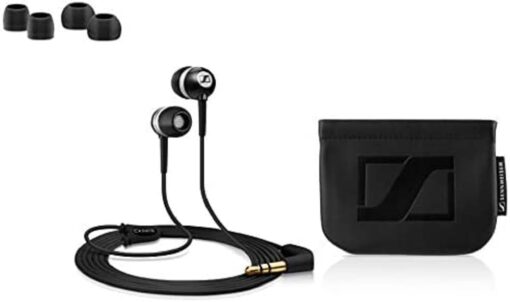 Sennheiser CX300 II CX 300 II Precision Enhanced Bass Earbuds, Black (Discontinued by Manufacturer)
