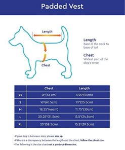 Gooby Padded Vest Dog Jacket - Red, Medium - Warm Zip Up Dog Vest Fleece Jacket with Dual D Ring Leash - Winter Water Resistant Small Dog Sweater - Dog Clothes for Small Dogs Boy and Medium Dogs Medium chest (18.25") 1 24 41ik4xQOhtL