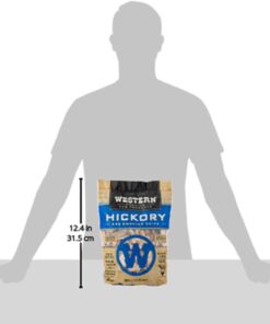 Western Premium BBQ Products Hickory BBQ Smoking Chips, 180 cu in No Size 19 41ipF83J7CL