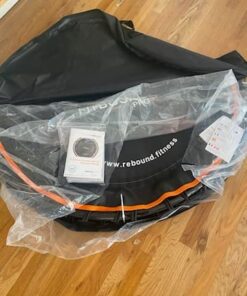 Maximus PRO Folding Rebounder USA | Voted #1 Indoor Exercise Mini Trampoline for Adults with Bar | Fitness & Weight Loss| Free Storage Bag, Resistance Bands, Online & DVD Workouts | Already Assembled 25 41iprO8kvYL