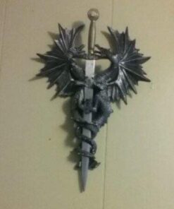 Gifts & Decor 36247 Dragon Dagger Wall Plaque, 9 1/2" x 3" x 12" high, Multicolor 20 41j1hjbpRwL