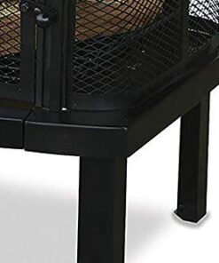 UniFlame WAF1013C Firehouse with Chimney, Black 32 41j3mLL31pL