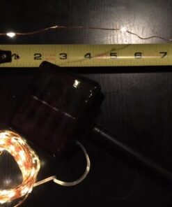 AMIR Upgraded Solar String Lights Outdoor, 8 Modes Mini 39Feet 120 LED Copper Wire Lights, Solar Powered Fairy Lights, Waterproof Decoration Lights for Garden Yard Party Wedding Christmas (Warm White) Warm White 39 41j8lhnTooL