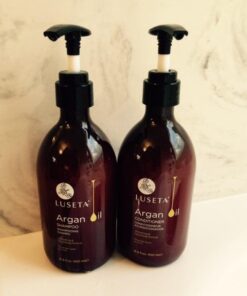 Luseta Argan Oil Sulfate Free Shampoo and Conditioner Set 2 x16.9Fl Oz Thickening for Hair Loss - Best for Damaged,Thin, Dry, Curly Hair - Smoothing & Nourishing 16.9 Fl Oz (Pack of 2) 28 41jI31OIKqL