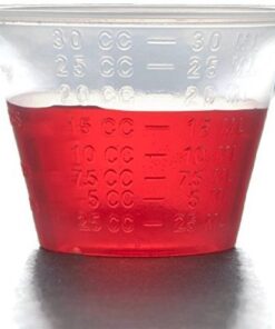 Healthstar Non-Sterile Graduated 1 ounce Clear Plastic Medicine Cups with Measurement Markings (100 Count) 100 Count 11 41jJhJ bCcL