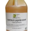 Natural Way Organics Ultra Mild Unscented Castile Soap - Perfect for Natural Skin Care and Hair Care - Make Your Own DIY Green Cleaning Products - 100% Pure - No Artificial Chemicals, Fragrances or Colorants 128 ounce 4 41jRtjoljL