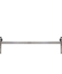 TMS 6 Foot Stainless Steel Country Sliding Barn Wooden Door Hardware Track Set 6 FT (72") 24 41jWnC30SmL