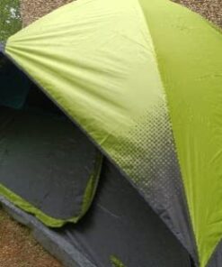 Coleman Dark Room Sundome Camping Tent, 4/6 Person Tent Blocks 90% of Sunlight and Keeps Inside Cool, Lightweight Tent for Camping Includes Rainfly, Carry Bag, and Easy Setup 4 Person 68 41jckUroaL