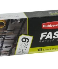 Rubbermaid FastTrack Garage Storage Utility Hooks, All in One Rail Hook Kit and Tool Organizer, 6 Piece, Heavy Duty for Wall/Shed/Garden Garden 18 41jwcvuymFL