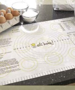 Sili Bake Silicone Pastry Mat with Measurements. Finally a Baking Mat That Actually Works. Designed in the USA. Large 23” x 15” 22 41kAmN66MgL