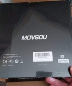 MOVSSOU E7 Active Noise Cancelling Headphones Bluetooth Headphones Wireless Headphones Over Ear with Microphone Deep Bass, Comfortable Protein Earpads, 30 Hours Playtime for Travel/Work, Black 41 41kGeKCO82L