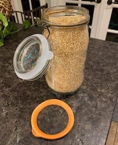 HIC Silicone Replacement Gasket Seals, Fits Regular Mouth Canning Jars, 3.75 x 3.75-Inches, Set of 4 27 41kJ43iyQcL