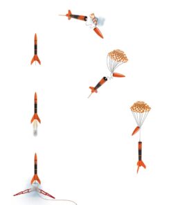 Estes Alpha III Launch Set, 12 years and up with Adult Supervision if under 12, Black,Orange Single 21 41kXCJToRyL