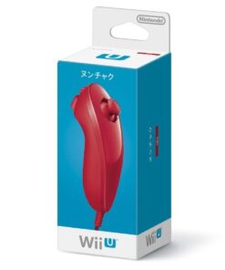 Alternative view of Nintendo Red Nunchuk for Wii