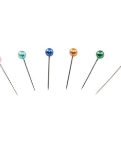 SINGER 07050 Pearlized Head Straight Pins, Size 20, 150-Count, Multicolor Size 20 150/Pkg 9 41kiezPMGL
