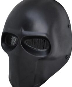 COOL Wire Mesh Full Face Protection Paintball CS Airsoft Black Skull Mask Halloween PROP Cosplay L636 6 41kl1YEgYL