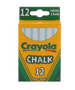 Crayola Non-Toxic White Chalk(12 ct box)and Colored Chalk(12 ct box) Bundle 17 41ksVs8 gOL